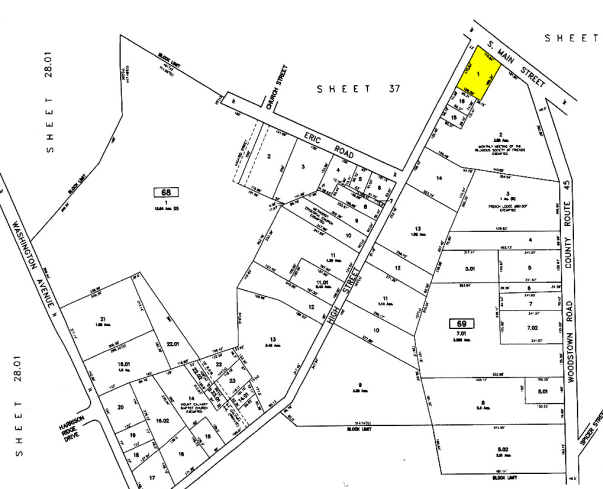 50 S Main St, Mullica Hill, NJ for rent - Plat Map - Image 2 of 2