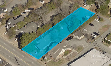 1429 Augusta St, Greenville, SC - aerial  map view