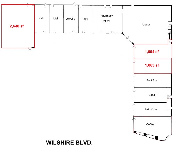 8300-8328 Wilshire Blvd, Beverly Hills, CA for rent - Site Plan - Image 1 of 1