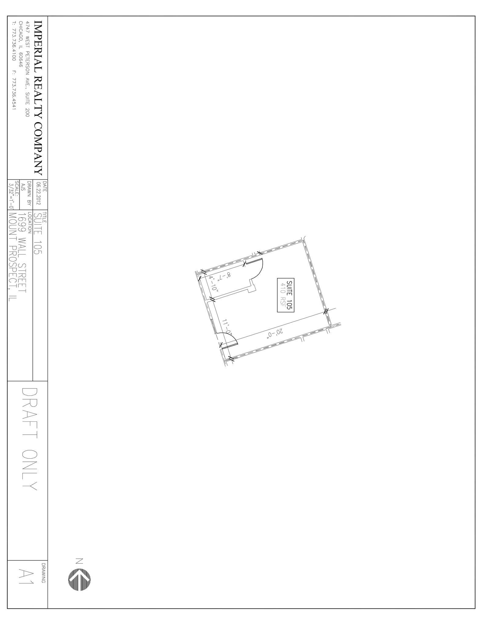 1699 Wall St, Mount Prospect, IL to rent Site Plan- Image 1 of 1