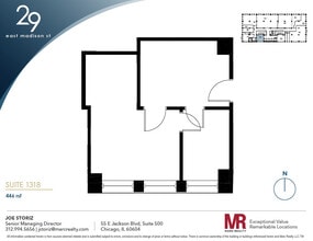 29 E Madison St, Chicago, IL to rent Floor Plan- Image 1 of 6