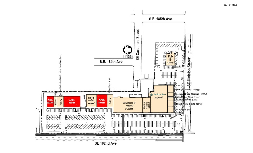 2190-2434 SE 182nd Ave, Gresham, OR for rent - Site Plan - Image 2 of 3