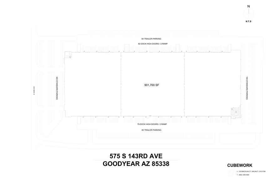 575 S 143rd Ave, Goodyear, AZ for rent - Site Plan - Image 3 of 14