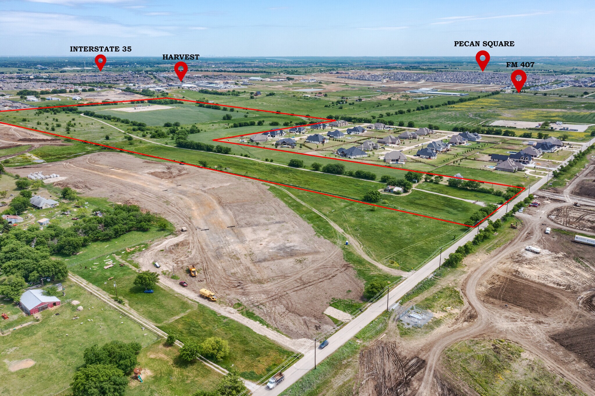 7515 Faught Rd, Argyle, TX for sale Aerial- Image 1 of 2