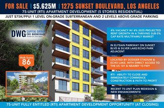 More details for 1275 W Sunset Blvd, Los Angeles, CA - Land for Sale