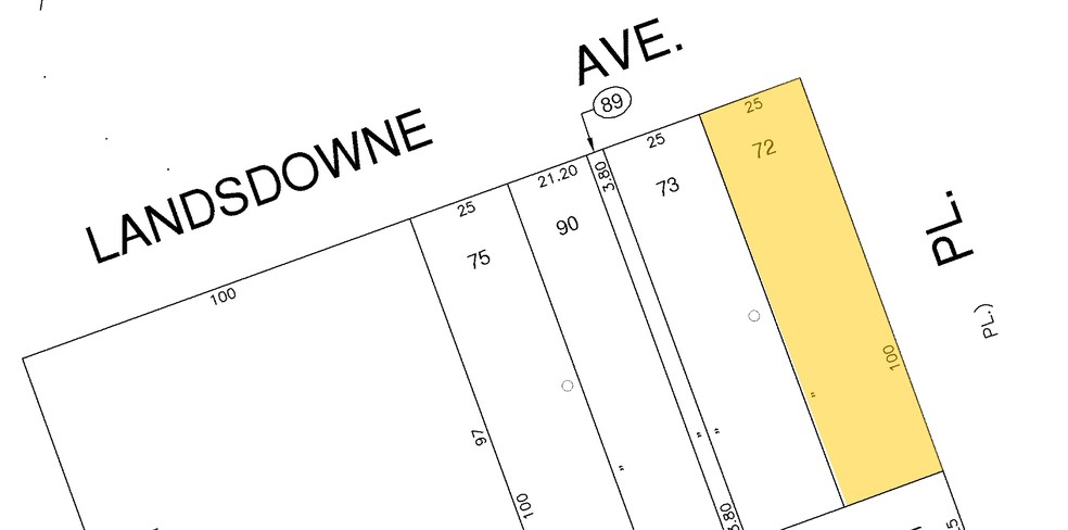 1850 Lansdowne Ave, Merrick, NY for sale - Plat Map - Image 1 of 1