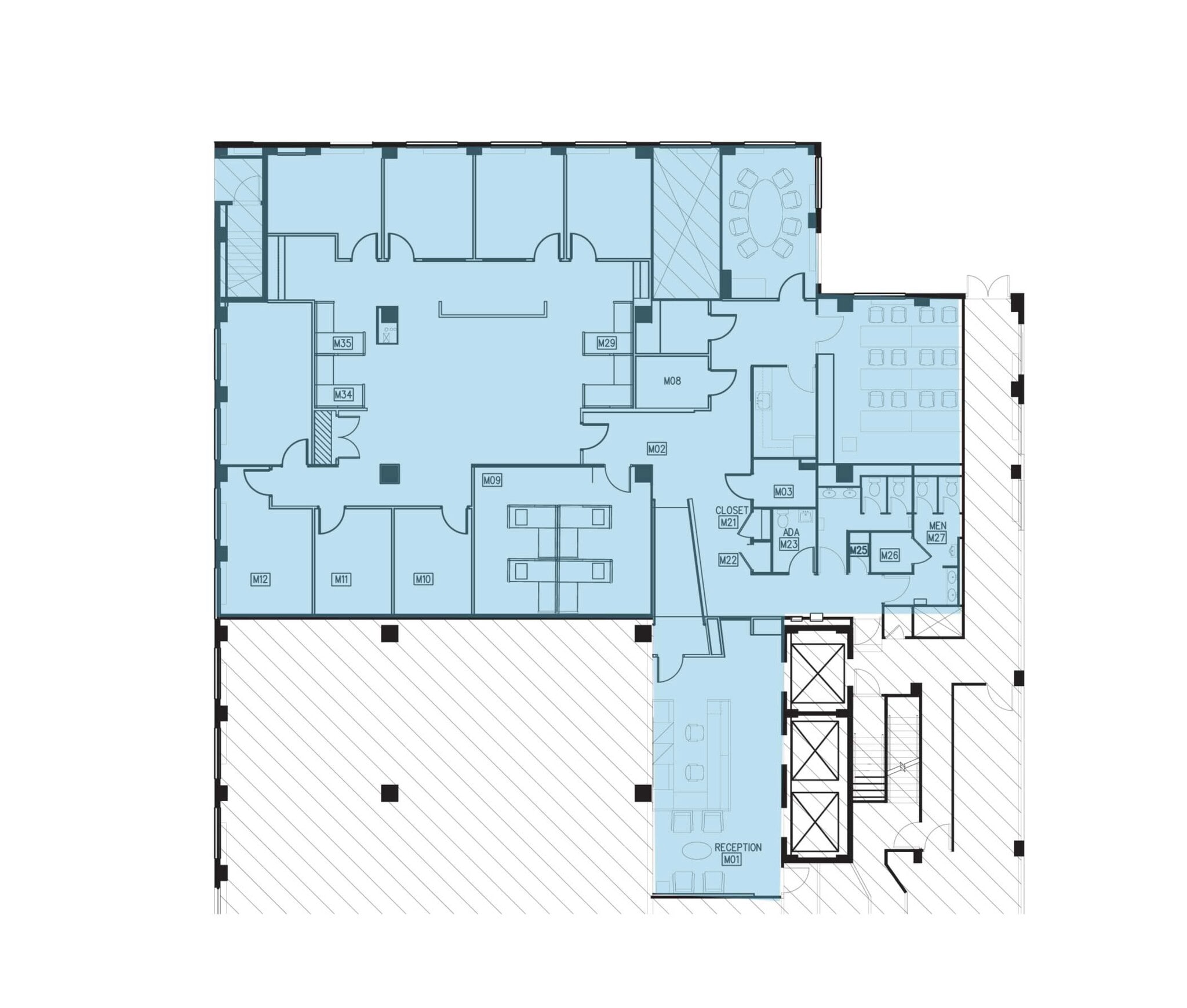 1750 K St NW, Washington, DC to rent Floor Plan- Image 1 of 1