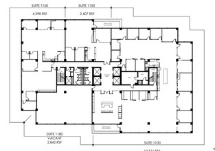 1845 Woodall Rodgers Fwy, Dallas, TX for rent Floor Plan- Image 2 of 2