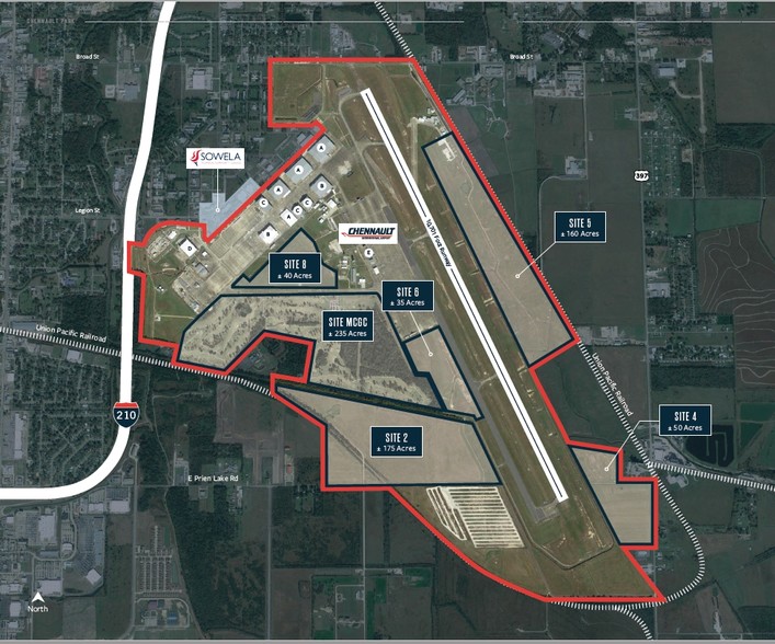 4605 E Prien Lake Rd, Lake Charles, LA for rent - Site Plan - Image 2 of 2