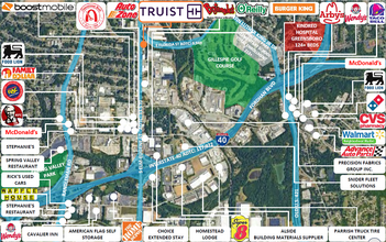 1601 S Elm-Eugene St, Greensboro, NC - aerial  map view