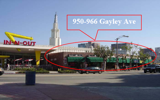 950-966 Gayley Ave, Los Angeles, CA for rent - Building Photo - Image 2 of 9