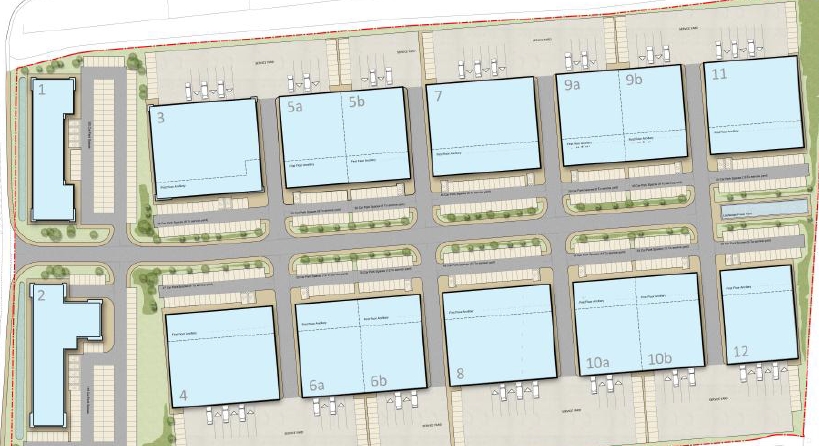 Langford Ln, Kidlington for rent - Site Plan - Image 2 of 3