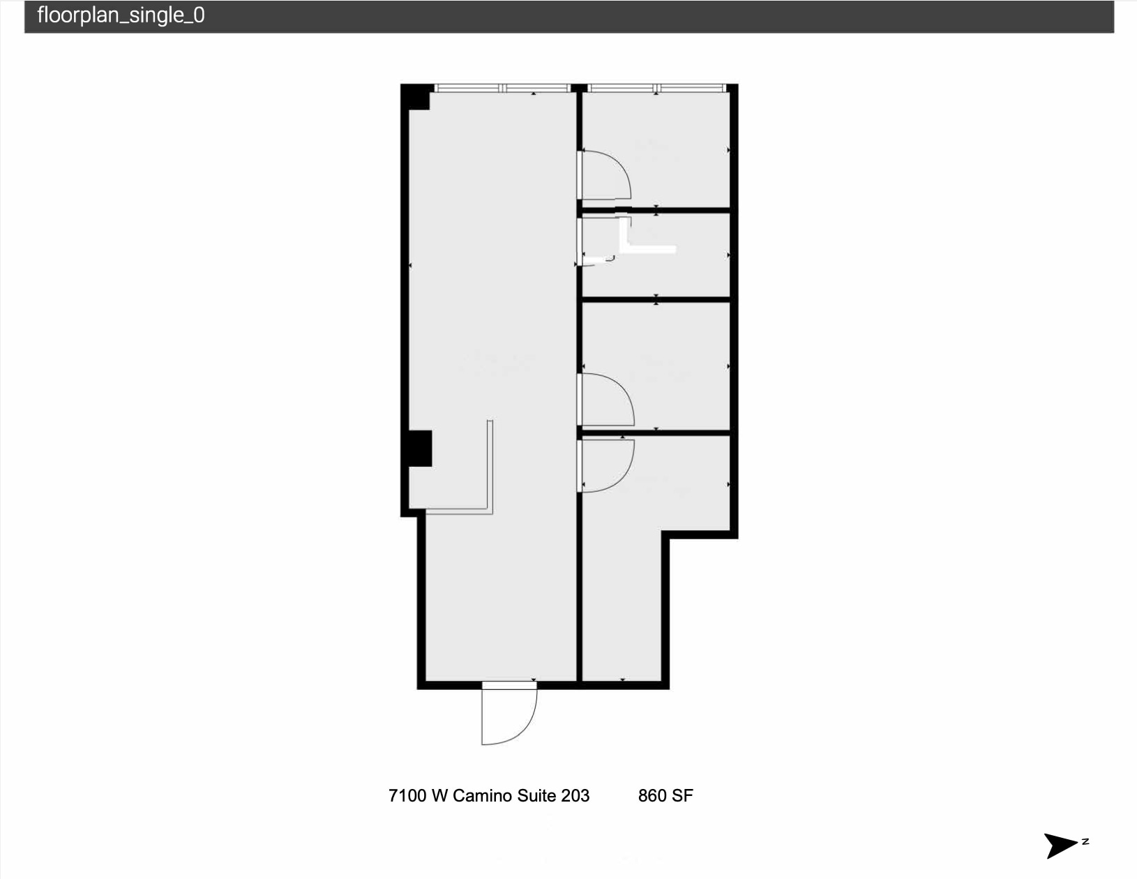 7100 W Camino Real, Boca Raton, FL to rent Floor Plan- Image 1 of 14