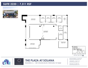 1301 Solana Blvd, Westlake, TX for rent Floor Plan- Image 2 of 2