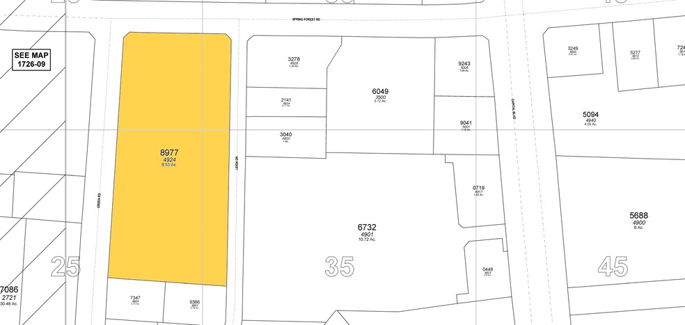 4912-4924 Green Rd, Raleigh, NC for rent - Plat Map - Image 2 of 2