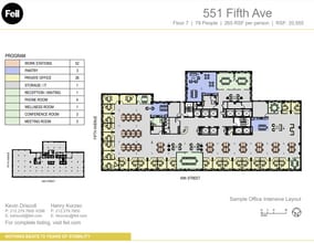 551 Fifth Ave, New York, NY for rent Floor Plan- Image 1 of 2