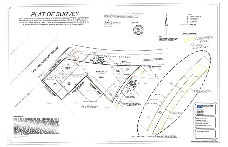 1831 E Washington Ave, Madison, WI for sale - Plat Map - Image 2 of 8