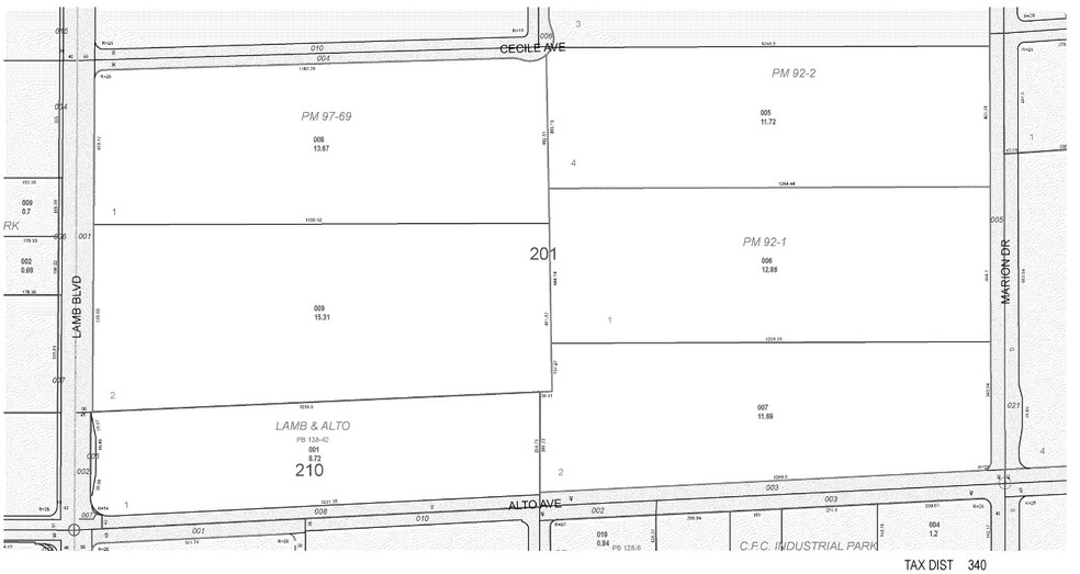 2951 Marion Dr, Las Vegas, NV for rent - Plat Map - Image 2 of 11