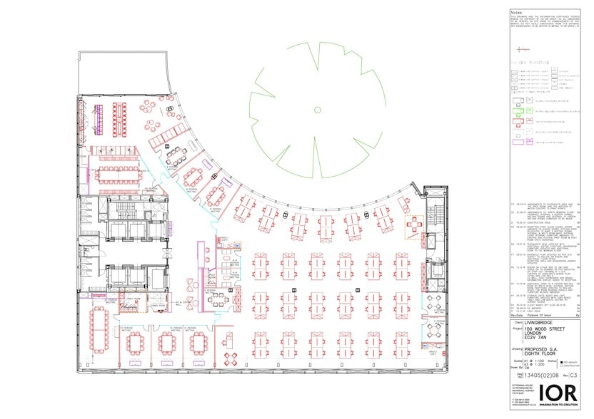 100 Wood St, London to rent - Floor Plan - Image 2 of 3