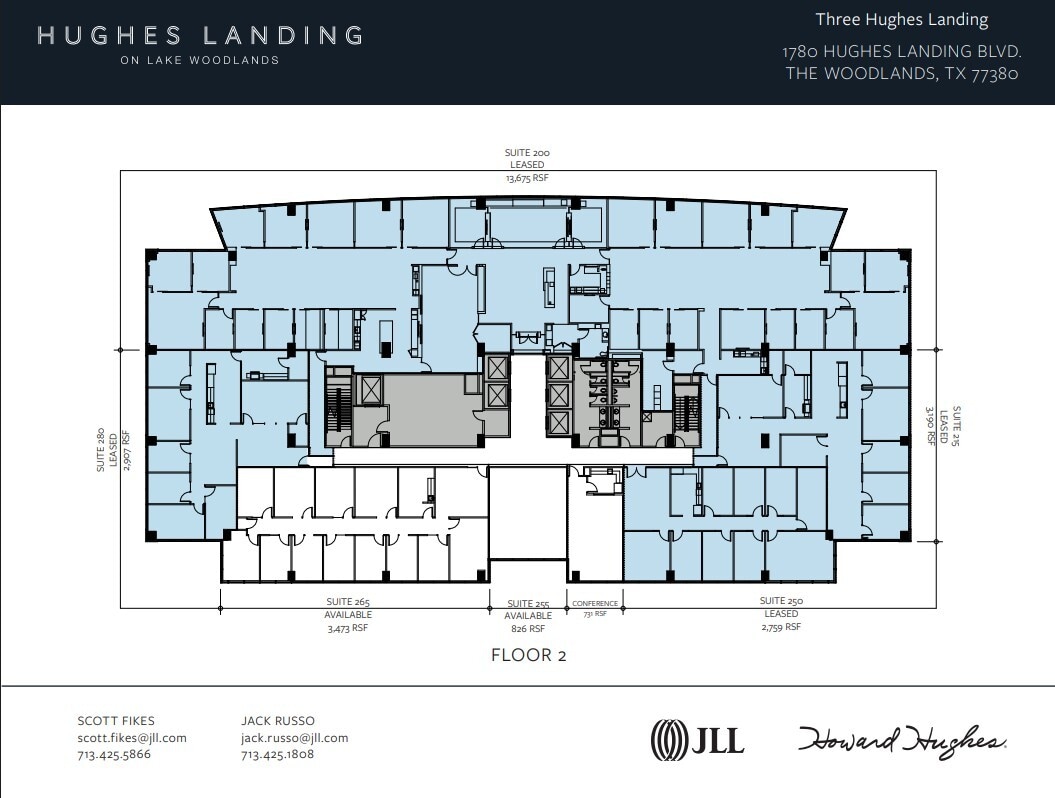 1780 Hughes Landing Blvd, The Woodlands, TX to rent Floor Plan- Image 1 of 1