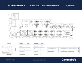233 Broadway, New York, NY to rent Floor Plan- Image 1 of 10