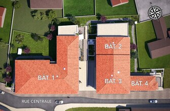 Corbas - Aerial  map view