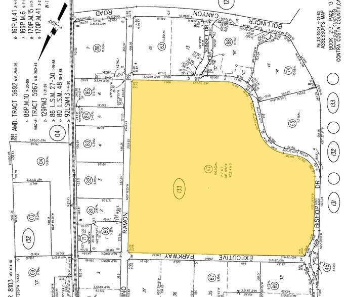 Lakeside-5001 Executive Pky, San Ramon, CA for rent - Plat Map - Image 2 of 18