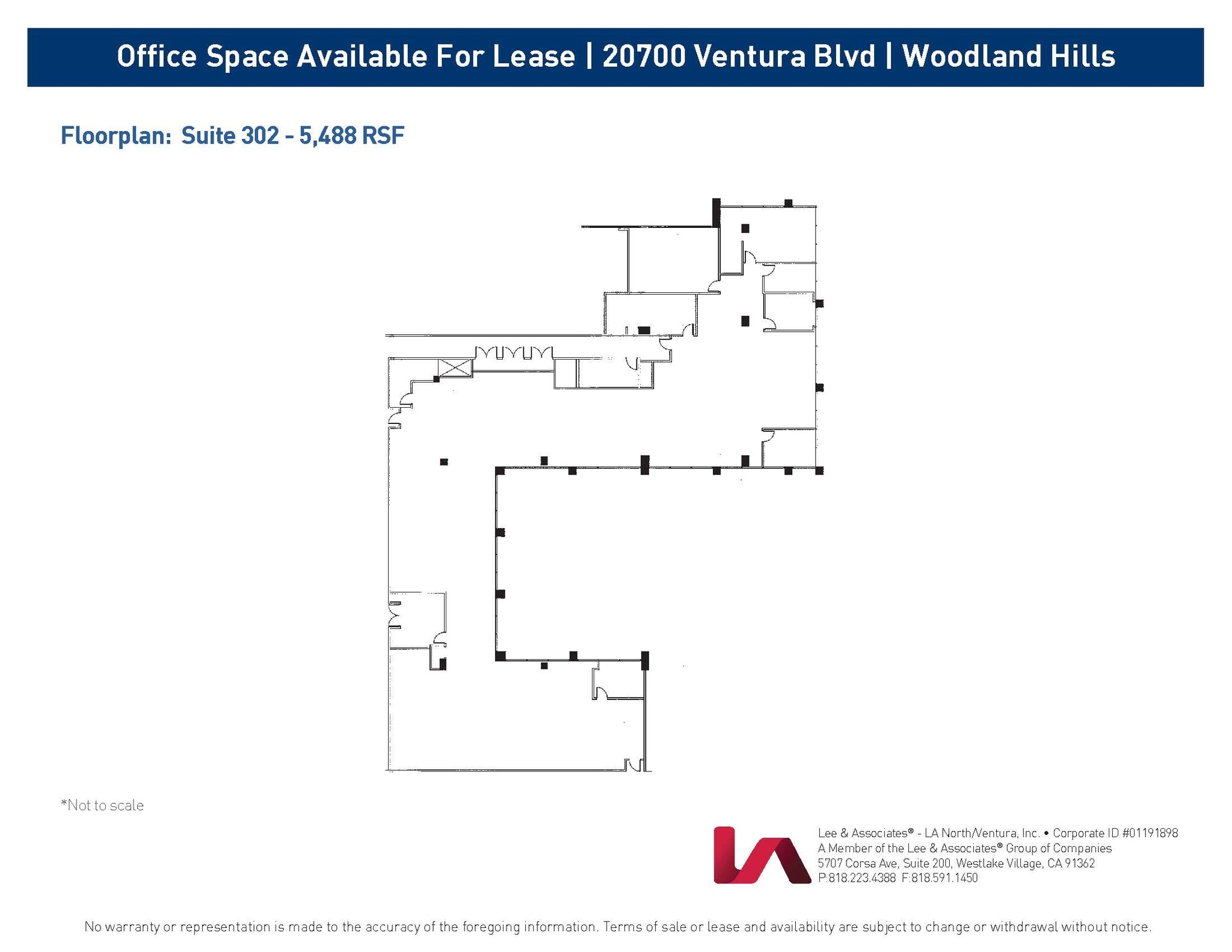 20700 Ventura Blvd, Woodland Hills, CA to rent Floor Plan- Image 1 of 1