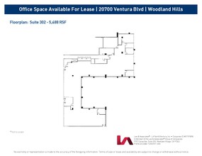 20700 Ventura Blvd, Woodland Hills, CA for rent Floor Plan- Image 1 of 1