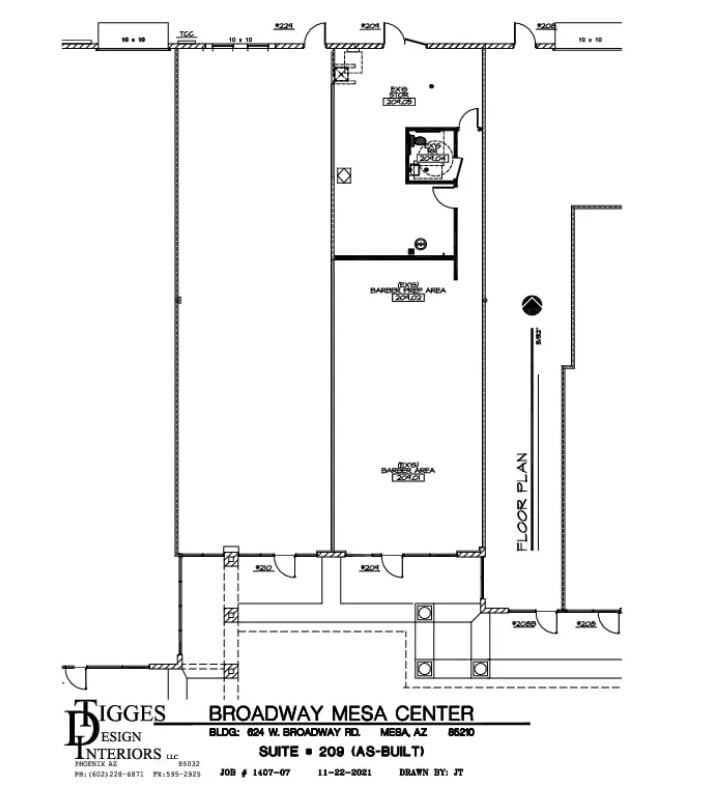 526 W Broadway Rd, Mesa, AZ to rent Floor Plan- Image 1 of 1