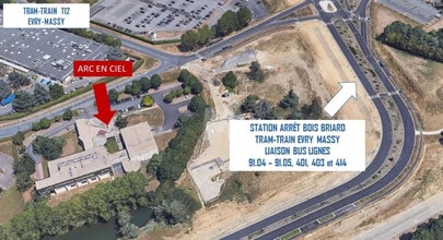 Évry-Courcouronnes - Aerial  map view - Image1