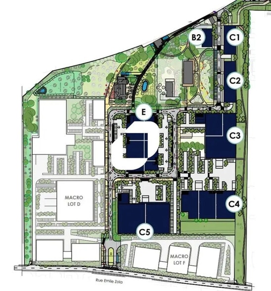 Land in Décines-Charpieu for sale - Site Plan - Image 1 of 3