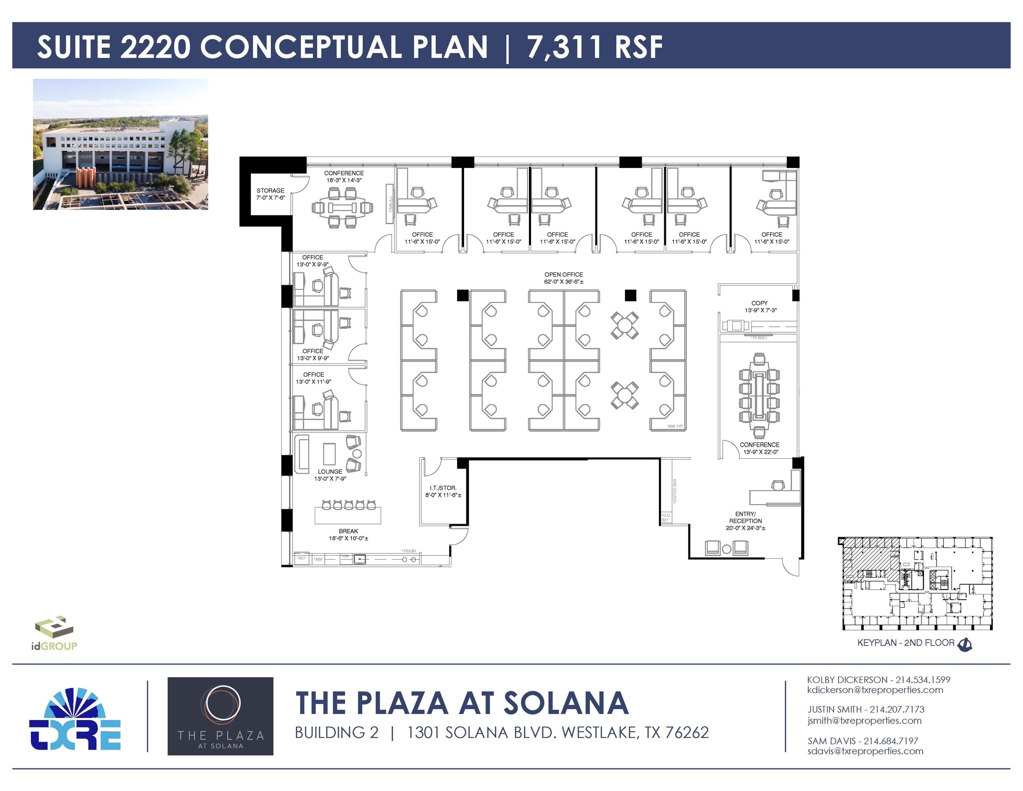 1301 Solana Blvd, Westlake, TX to rent Floor Plan- Image 1 of 2