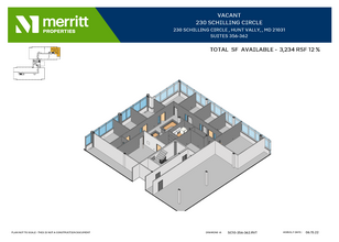 215 Schilling Cir, Hunt Valley, MD for rent Floor Plan- Image 2 of 2