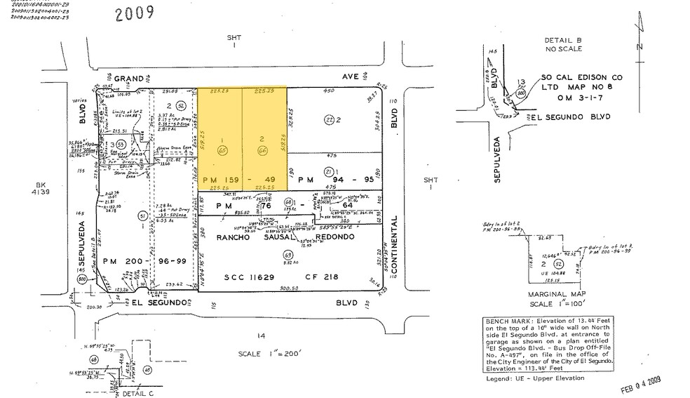 1960 E Grand Ave, El Segundo, CA for rent - Plat Map - Image 1 of 1