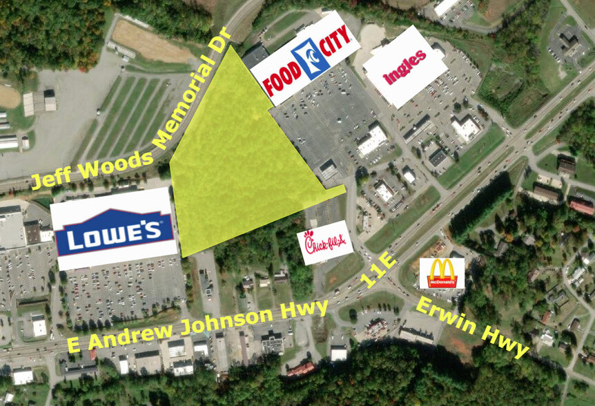 Andrew Johnson Hwy, Greeneville, TN for sale - Aerial - Image 1 of 1