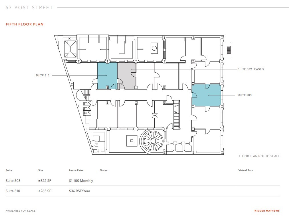 57-65 Post St, San Francisco, CA for rent Floor Plan- Image 1 of 1