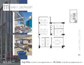 111 W Jackson Blvd, Chicago, IL for rent Floor Plan- Image 2 of 3