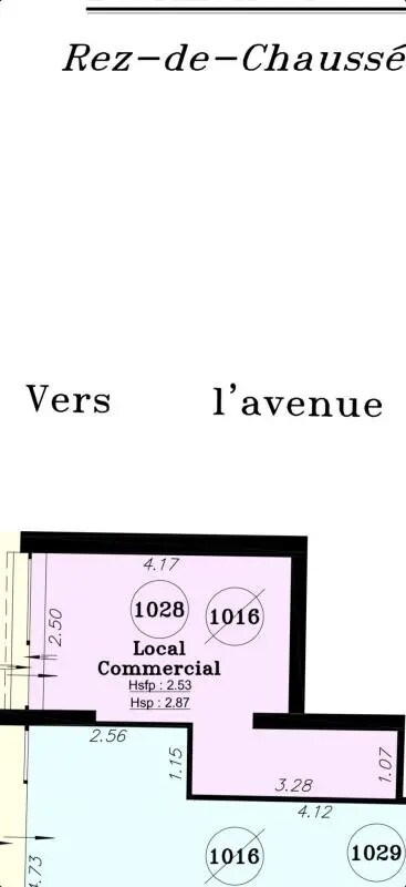 Retail in Boulogne-Billancourt for sale Floor Plan- Image 1 of 2