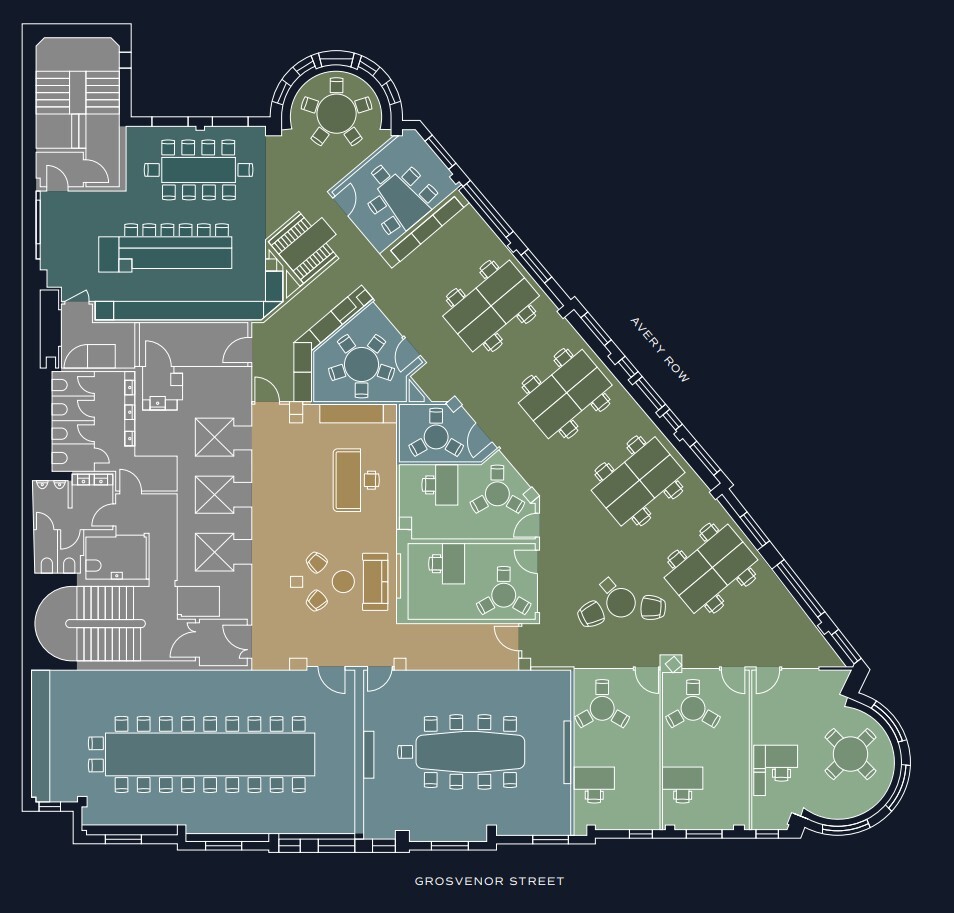 6 Grosvenor St, London to rent Floor Plan- Image 1 of 10