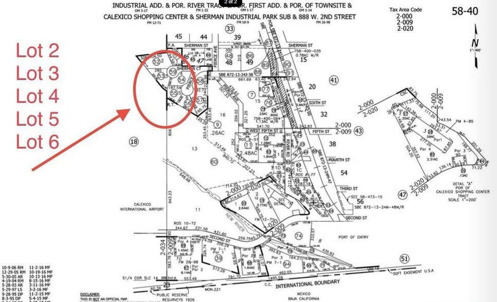 0 Pierce, Calexico, CA for sale - Site Plan - Image 2 of 2