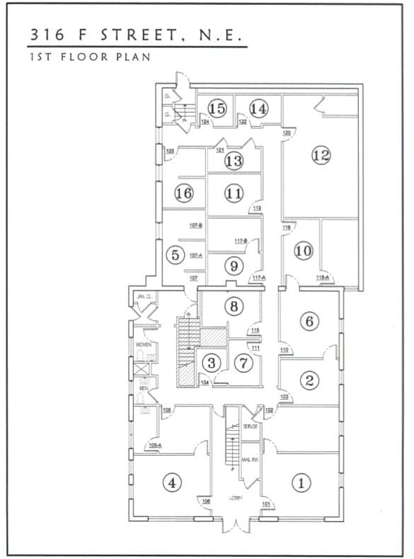 316 F St NE, Washington, DC to rent Floor Plan- Image 1 of 1