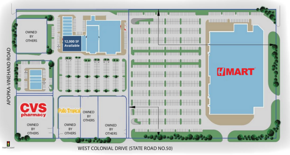 7501-7649 W Colonial Dr, Orlando, FL for rent - Site Plan - Image 2 of 23