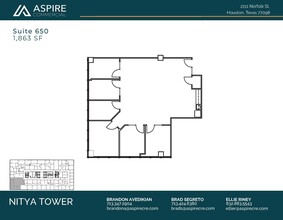 2211 Norfolk St, Houston, TX for rent Floor Plan- Image 1 of 1