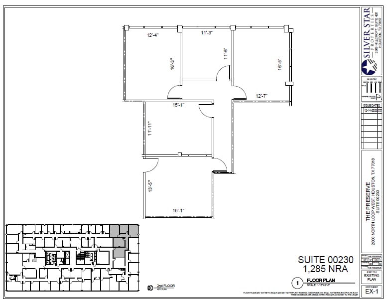 2000 N Loop Fwy W, Houston, TX to rent Floor Plan- Image 1 of 1