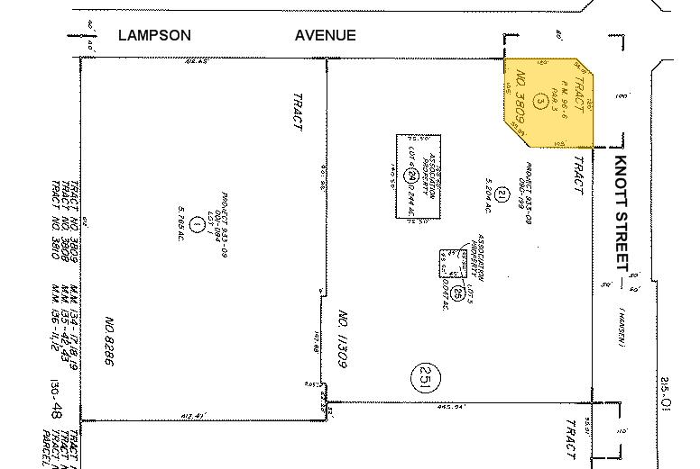 12513-12529 Knott St, Garden Grove, CA for rent - Plat Map - Image 2 of 3