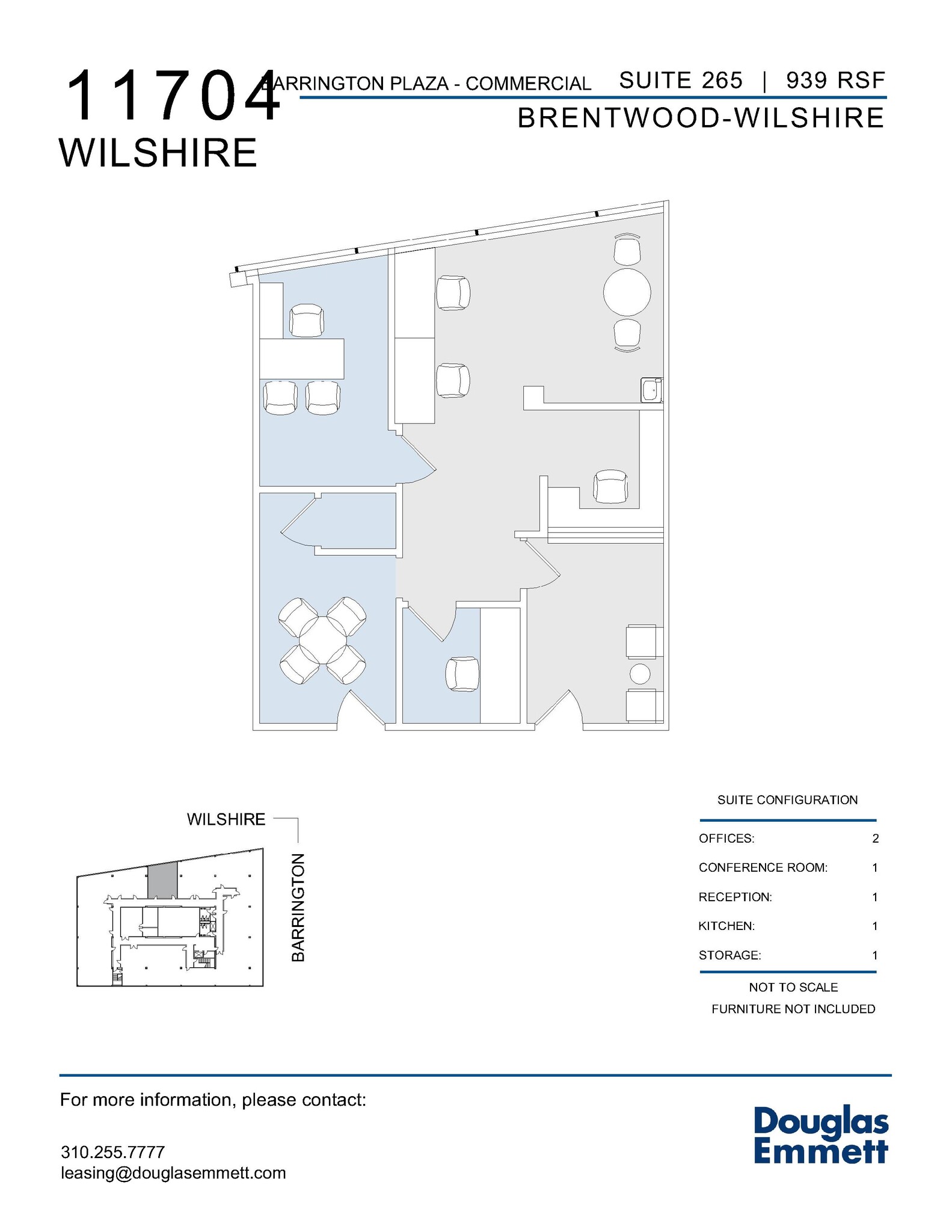 11704 Wilshire Blvd, Los Angeles, CA for rent Floor Plan- Image 1 of 1