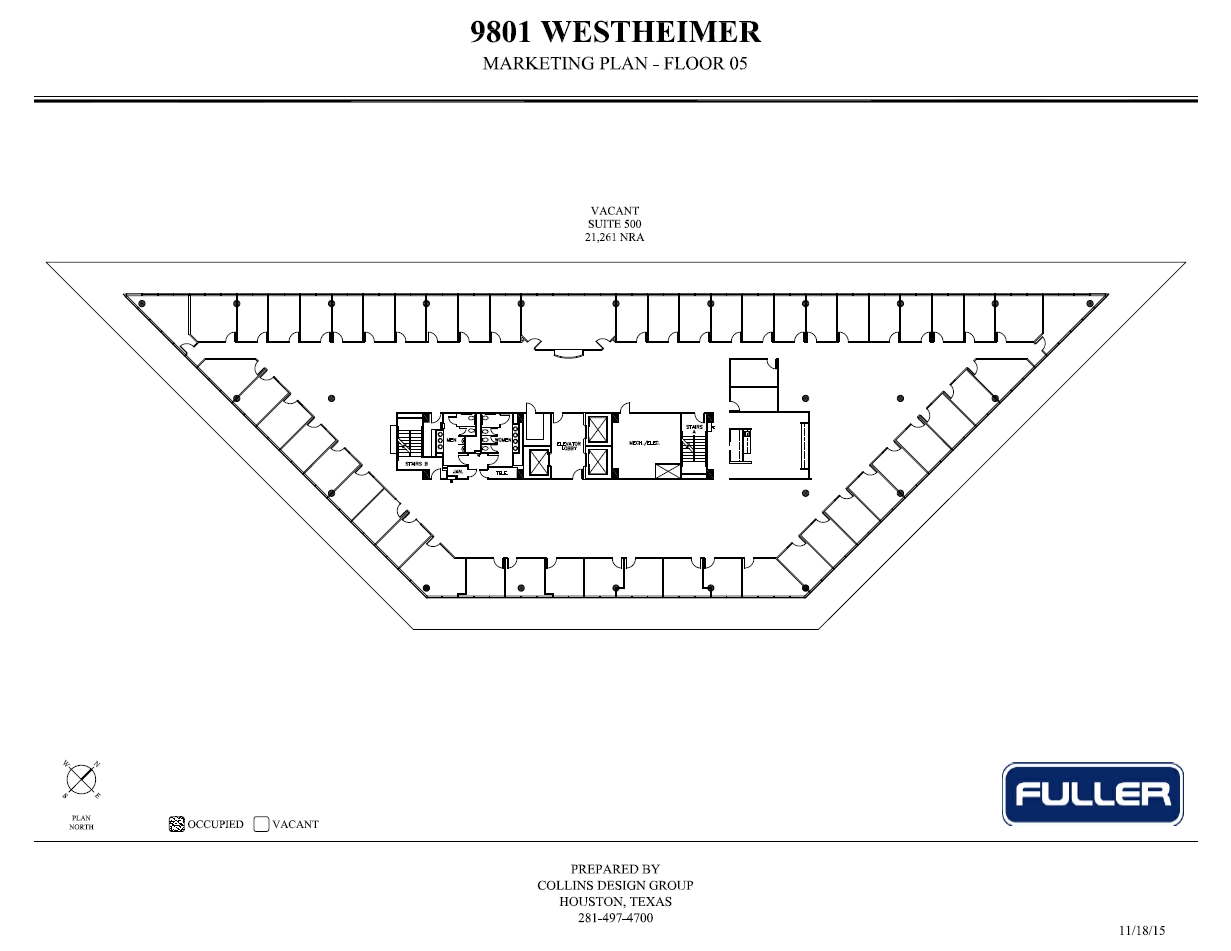 9801 Westheimer Rd, Houston, TX to rent Floor Plan- Image 1 of 11