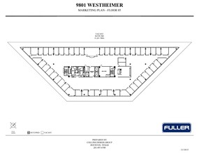 9801 Westheimer Rd, Houston, TX for rent Floor Plan- Image 1 of 11