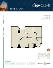 509 Olive Way, Seattle, WA to rent Floor Plan- Image 1 of 1
